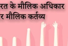 भारत के मौलिक अधिकार ओर मौलिक कर्तव्य