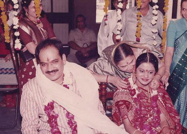 Amit Shah Wedding Image - Wife Sonal Shah